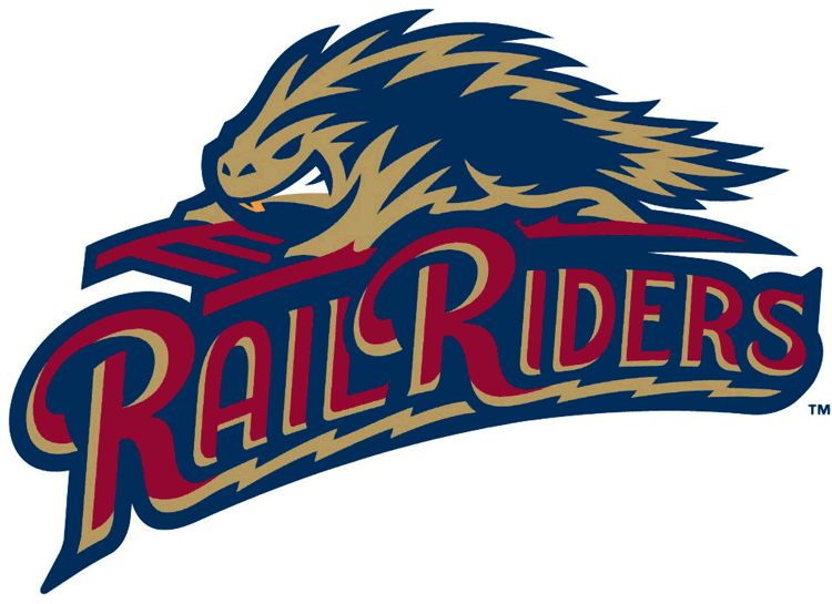 Scranton_Wilkes-Barre RailRiders 2013-Pres Primary Logo iron on paper